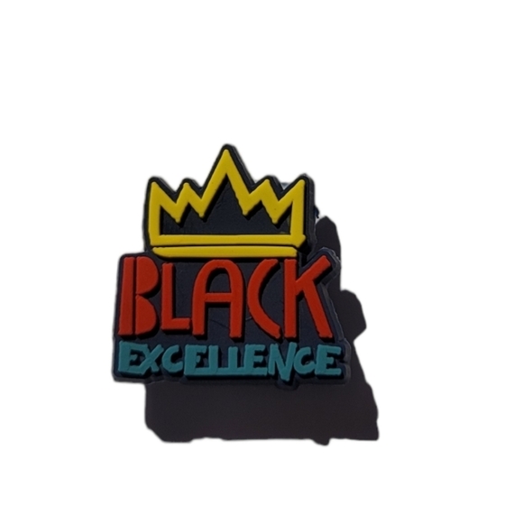 Black Excellence Croc Charm - Picture 1 of 3